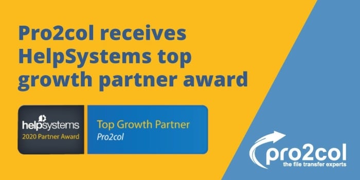 Pro2col Top Growth Partner Award